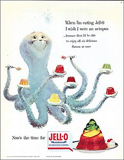 Une publicité pour les Jell-O.