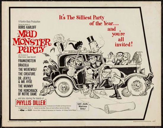 Design des personnages animés en stop-motion du film « Mad Monster Party ».