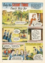 Une bande dessinée d'Evelyn Flinders publiée dans School Friend en Grande-Bretagne.