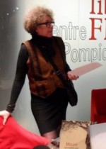 Chantal Montellier à la cérémonie de remise du Prix Artémisia en 2016.