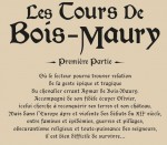 résumé Tours de bois Maury