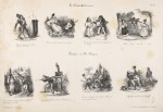 Suites d’illustrations narratives par Jules David dans La Caricature, en 1831.