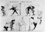 « Pierrot » par Adolphe Léon Willette.