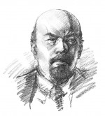Portrait de Lénine par D. Rodier