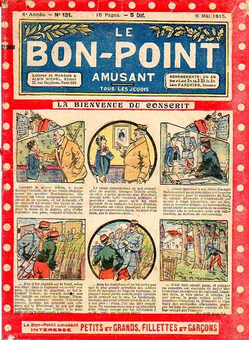 Revue BERNADETTE No Specimen 11 Fevrier 1923 LE BON POINT AMUSANT année 1922 