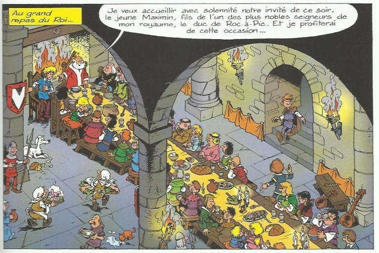 « Johan et Pirlouit T15 : Les Troubadours de Roc-à-Pic ».