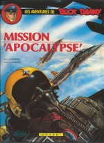 Couverture et encrage de la planche 4 pour Mission Apocalypse (Charlier/Bergèse, 1983)