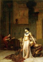 "Cléopâtre rencontre César", par Jean-Léon Gérôme (huile sur toile, 1866)