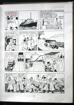 « Page 7 annotée — exemplaire Hergé ».
