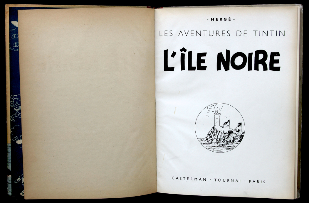 «  Page de titre — exemplaire Hergé ».