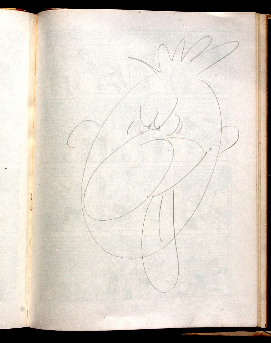 Exceptionnelle tête qui fait penser à l’époque « Alph Art » : exemplaire Hergé.