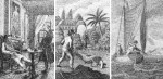 « Voyages et aventures surprenantes de Robinson Crusoé » par François Aimé Louis Dumoulin.