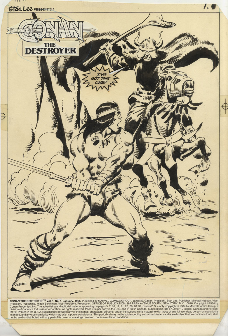 Savage Sword of Conan, issue 35: Conan the Destroyer, planche 1 par Buscema