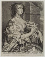 Lucy Hay, comtesse de Carlisle (1599 - 1660) ; gravure de Pieter de Bailliu