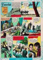 « Lancelot chevalier de la Table ronde » : dernière planche dans le n° 461 (26/03/1961) du Journal de Mickey.