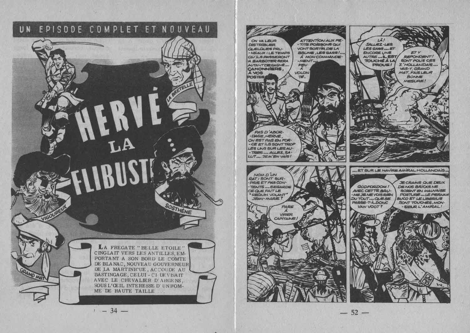 « Hervé la Flibuste » dans Sandor n° 9 (02/1968).