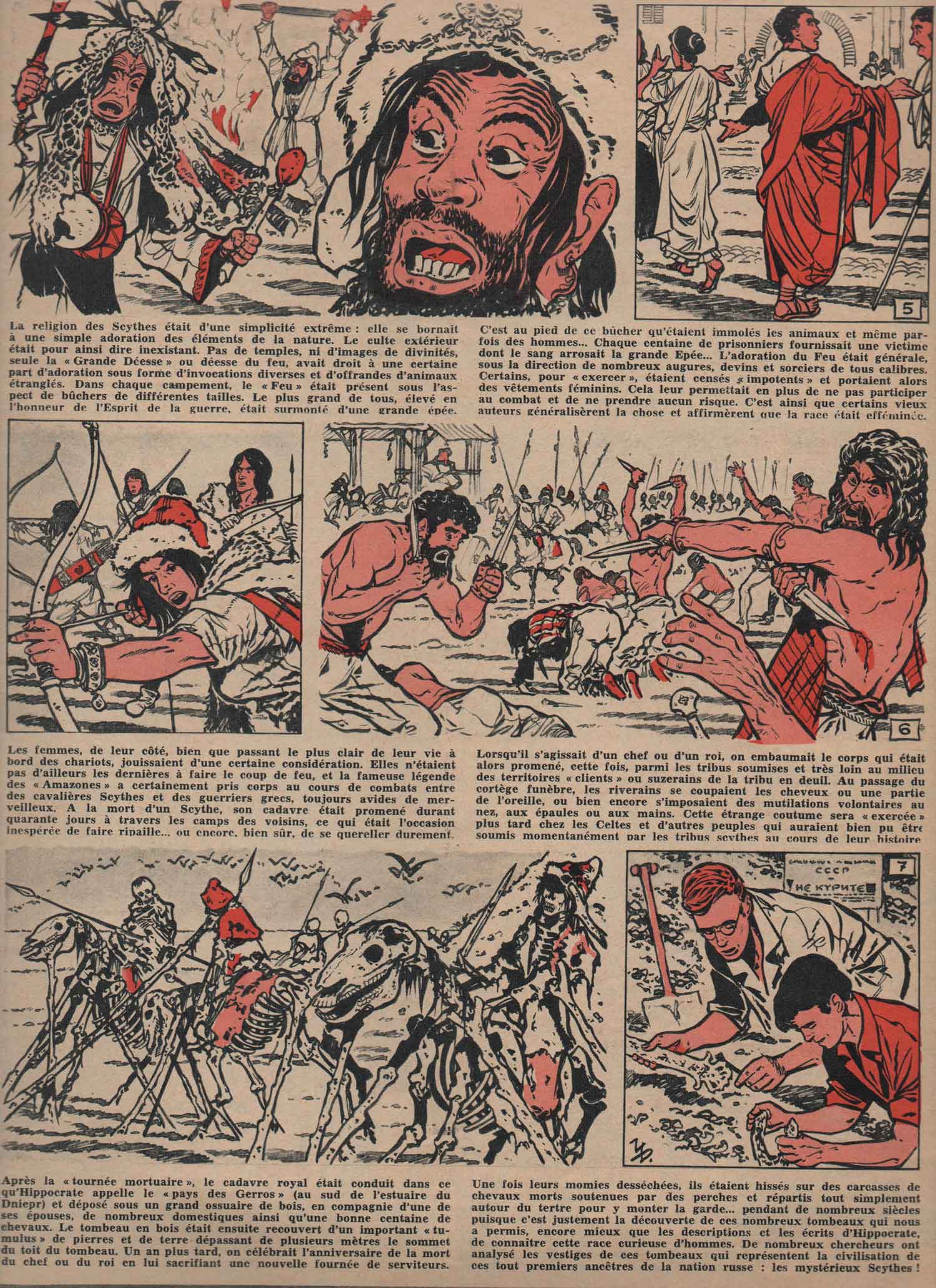 « Les Scythes » dans Pilote n° 361 (22/09/1966).