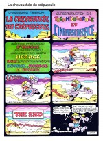 Le jeu avec les codes du Western : "La Chevauchée du crépuscule" (Pif  n° 175 du 26 juin 1972 ).