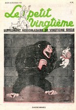 Le monstre Ranko est en une du Petit Vingtième n° 8 (24 février 1938)