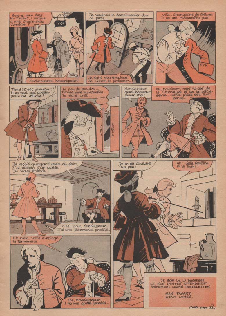 « Les Tartelettes de la duchesse » dans  Lisette n° 33 (15/08/1965).