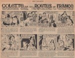 « Colette sur les routes de France » dans Âmes vaillantes n° 5 (31/01/1954).