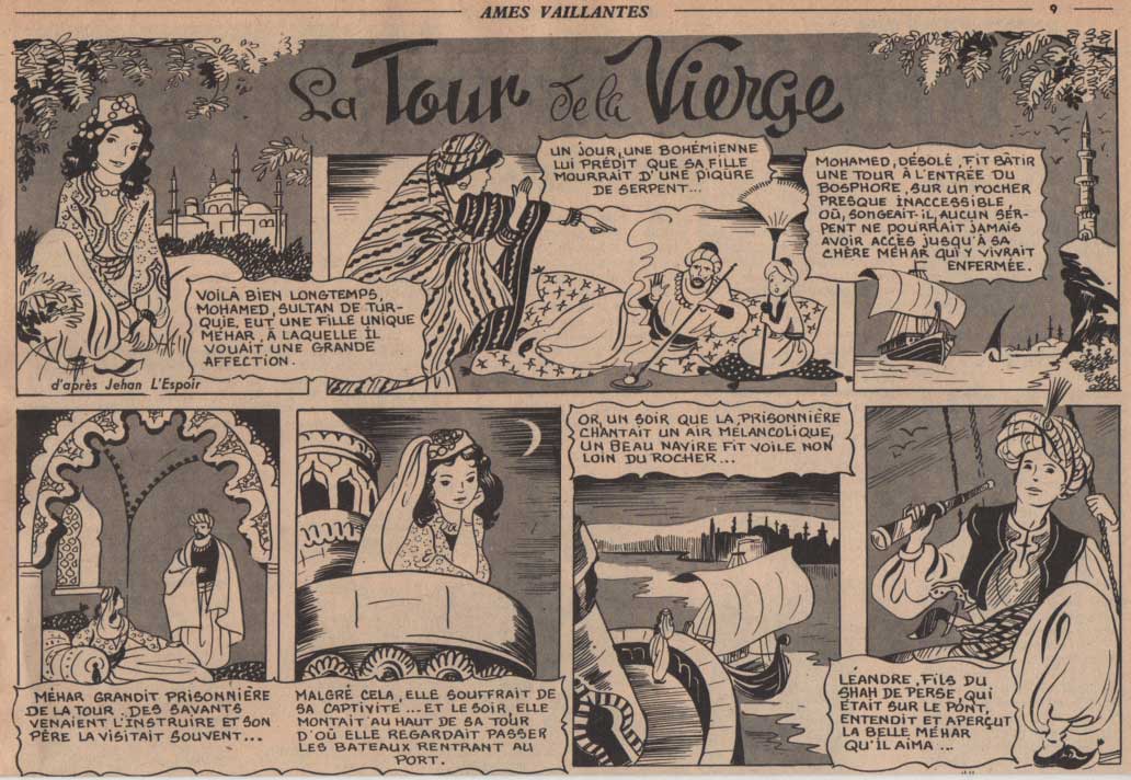 « La Tour de la Vierge » dans Âmes vaillantes n° 21 (21/05/1955).