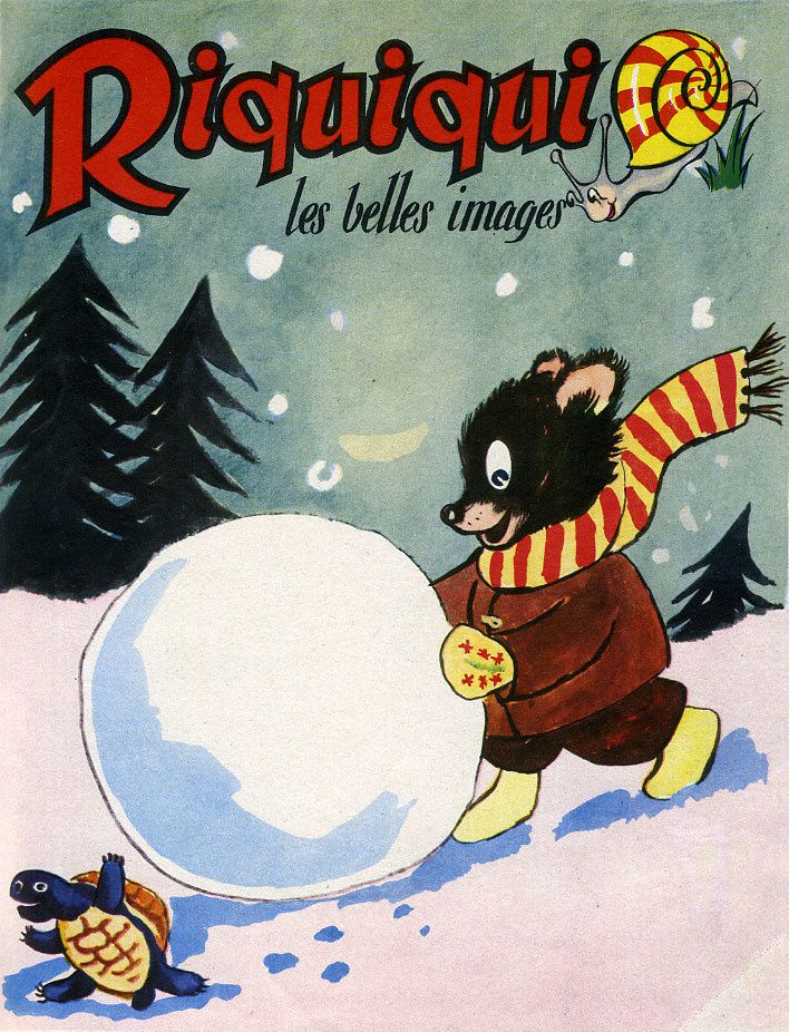 Illustration de couverture par René Moreu pour Riquiqui.