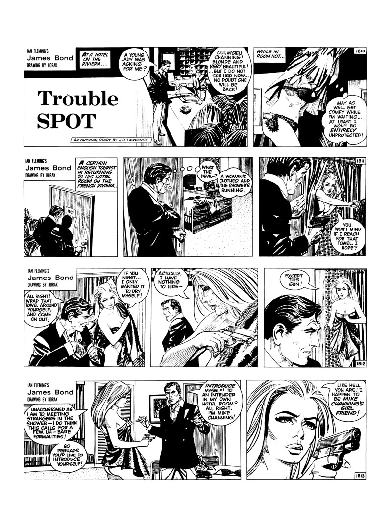 Un exemple de l'érotisme dévoilé dans la série à partir de "Trouble Spot" (décembre 1971).