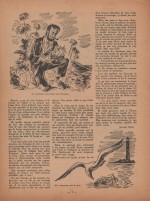 Illustration nouvelle « La Caravelle bleue » Fillette n° 84 (19/02/1948).