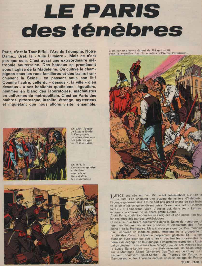 « Le Paris des ténèbres » Pilote n° 472 (21/11/1968).