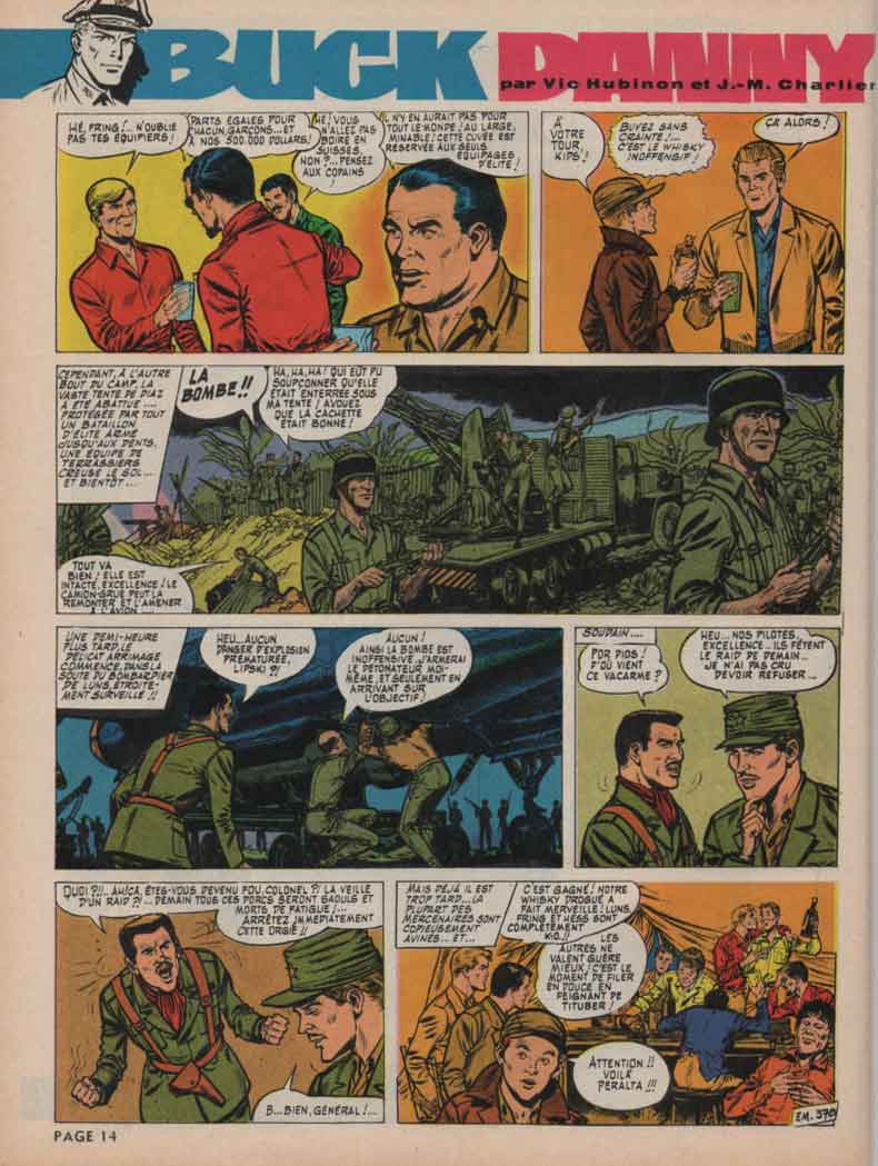 « Buck Danny » Spirou n° 1541 (26/10/1967).