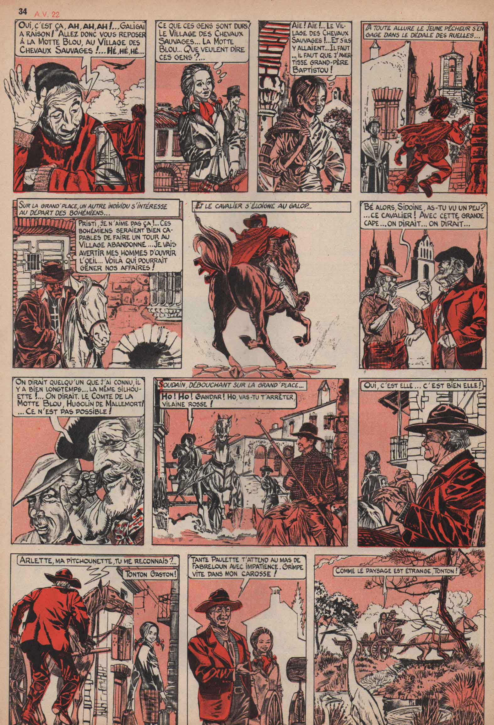 « Le Village des chevaux sauvages » Âmes vaillantes n° 22 (30/05/1963).