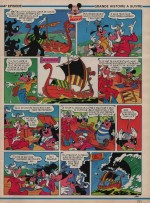« Mickey et le drakkar » Le Journal de Mickey n° 1672 (15/07/1984).