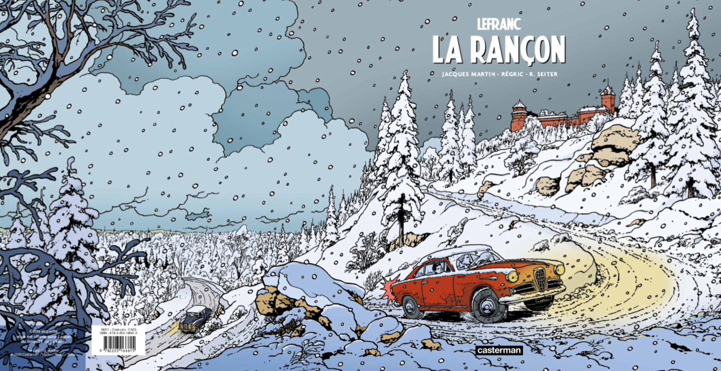 Jaquette de l'album « La Rançon » : 31e aventure du journaliste Guy Lefranc.
