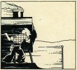 Détail d'une case extraite de la planche 56 (dans Le Petit Vingtième n° 10 du 10 mars 1932). Encre de Chine et gouache (17,4 x 15,8 cm). © Hergé/Moulinsart 2020.