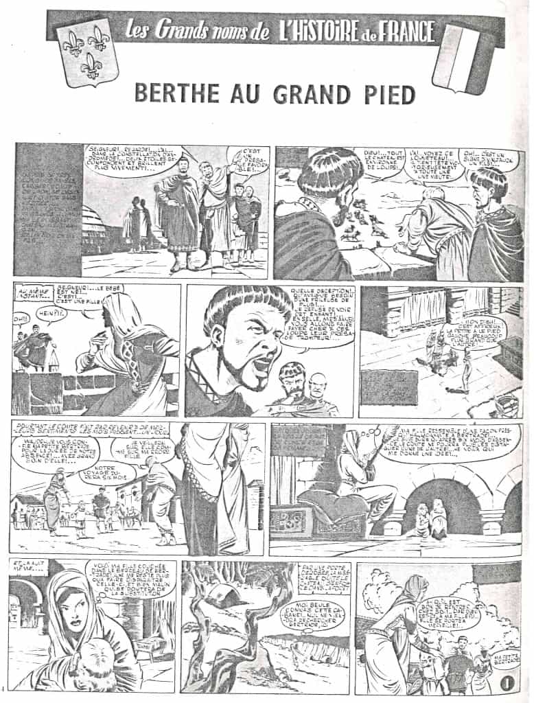 « Berthe aux grands pieds » Pistolin n° 68 e(11/1957).