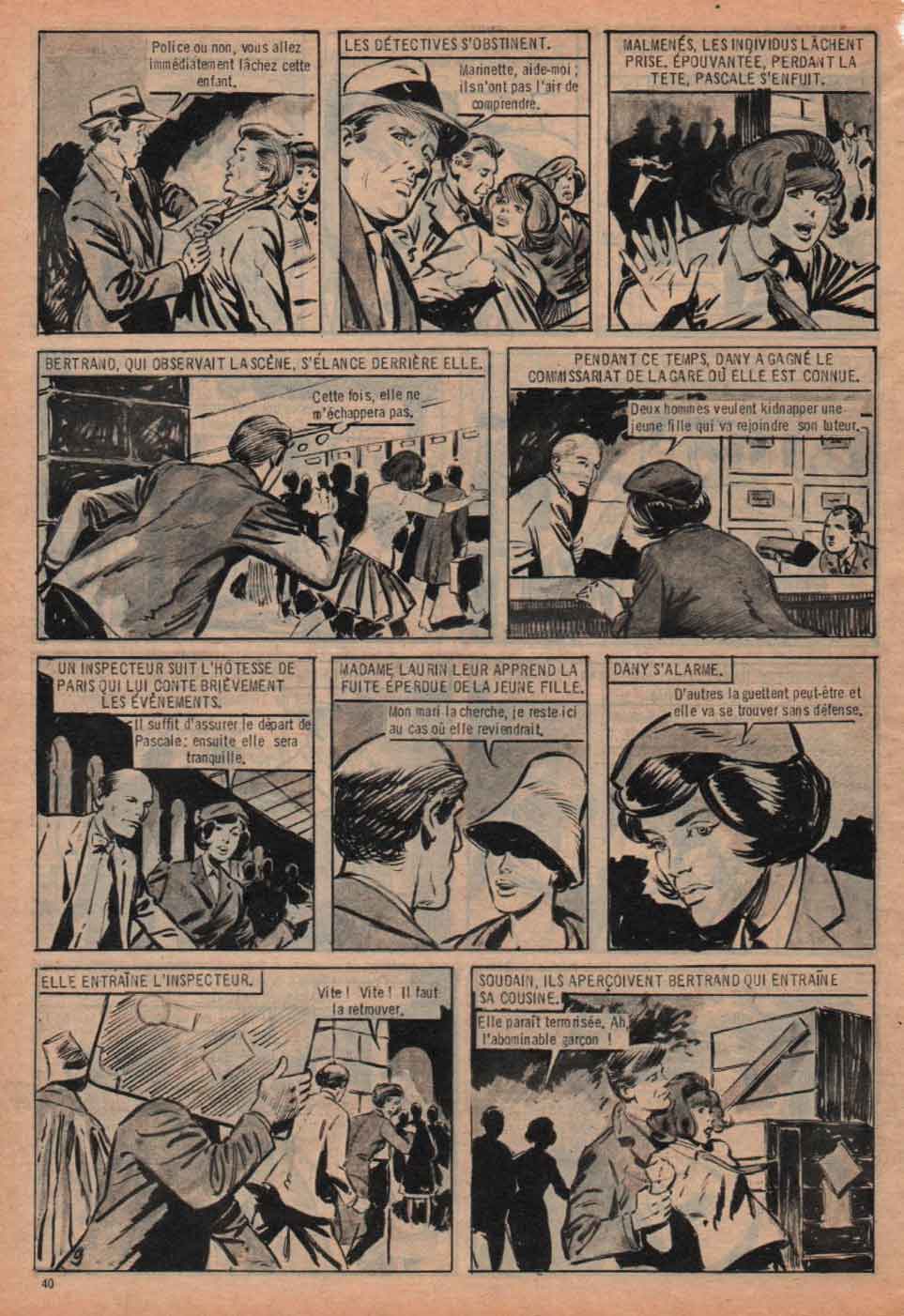 « Dany hôtesse de Paris » Mireille n° 395 (12/09/1963).