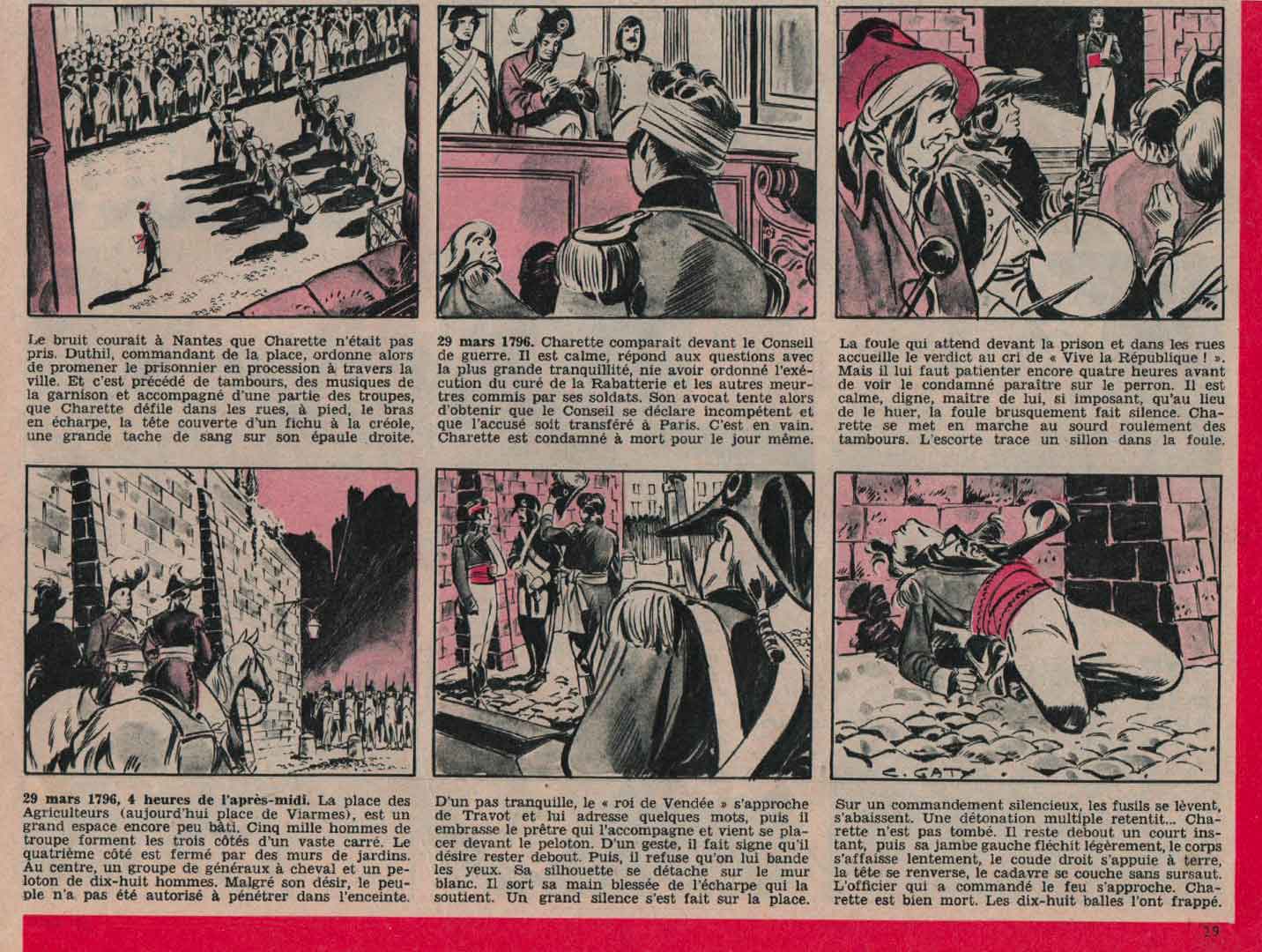 « La Fin de monsieur de Charette » Pilote n° 32 (02/06/1960).