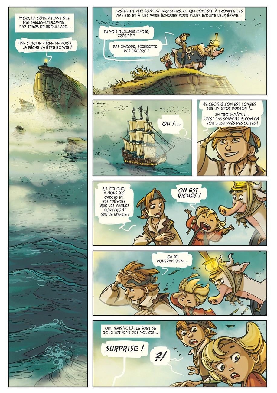 Les Terreurs des mers page 3.