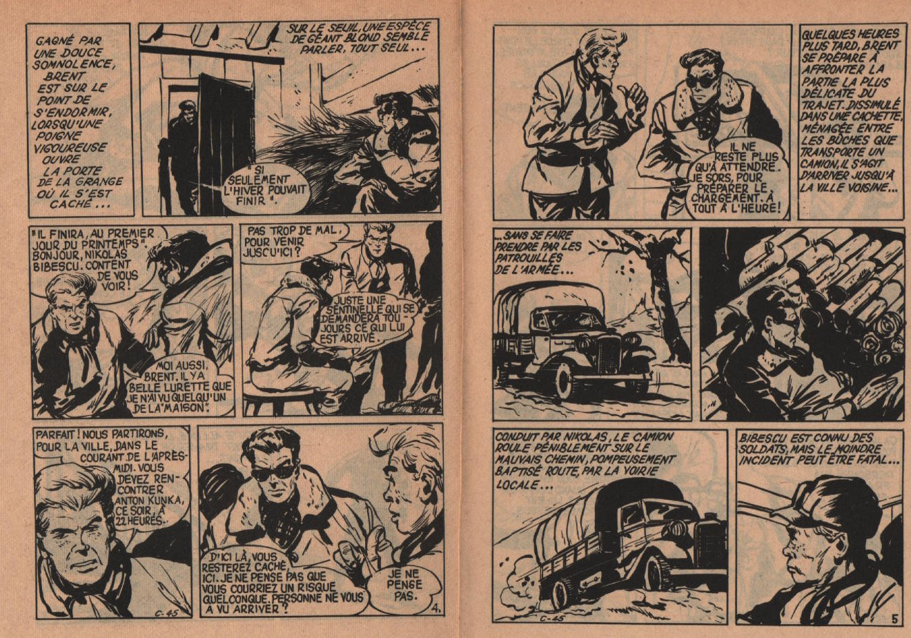 « Agent secret Brent : Réseau Est » : Cap 7 n° 45 (11/1962).