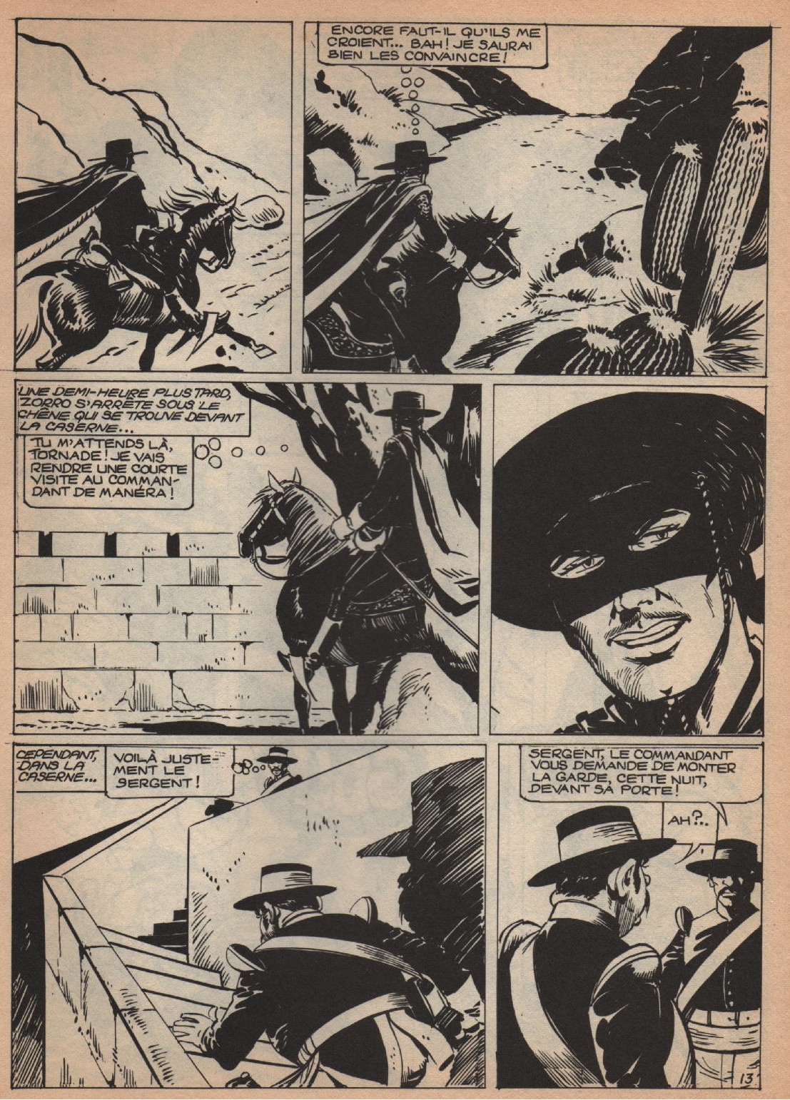 « Zorro : Les Espions » : Zorro géant n° 3 (1986).