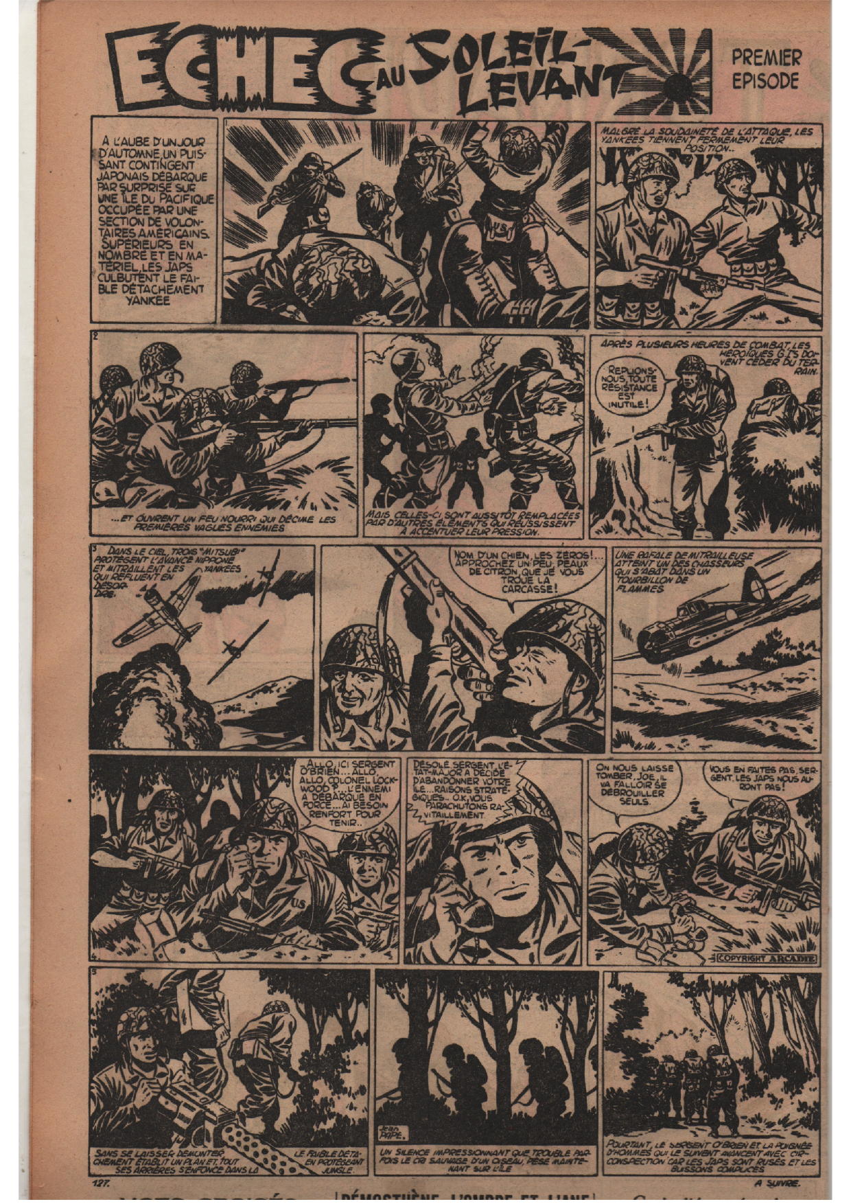 « O Brien : Échec au soleil levant » : Zorro n° 127 (09/10/1948).
