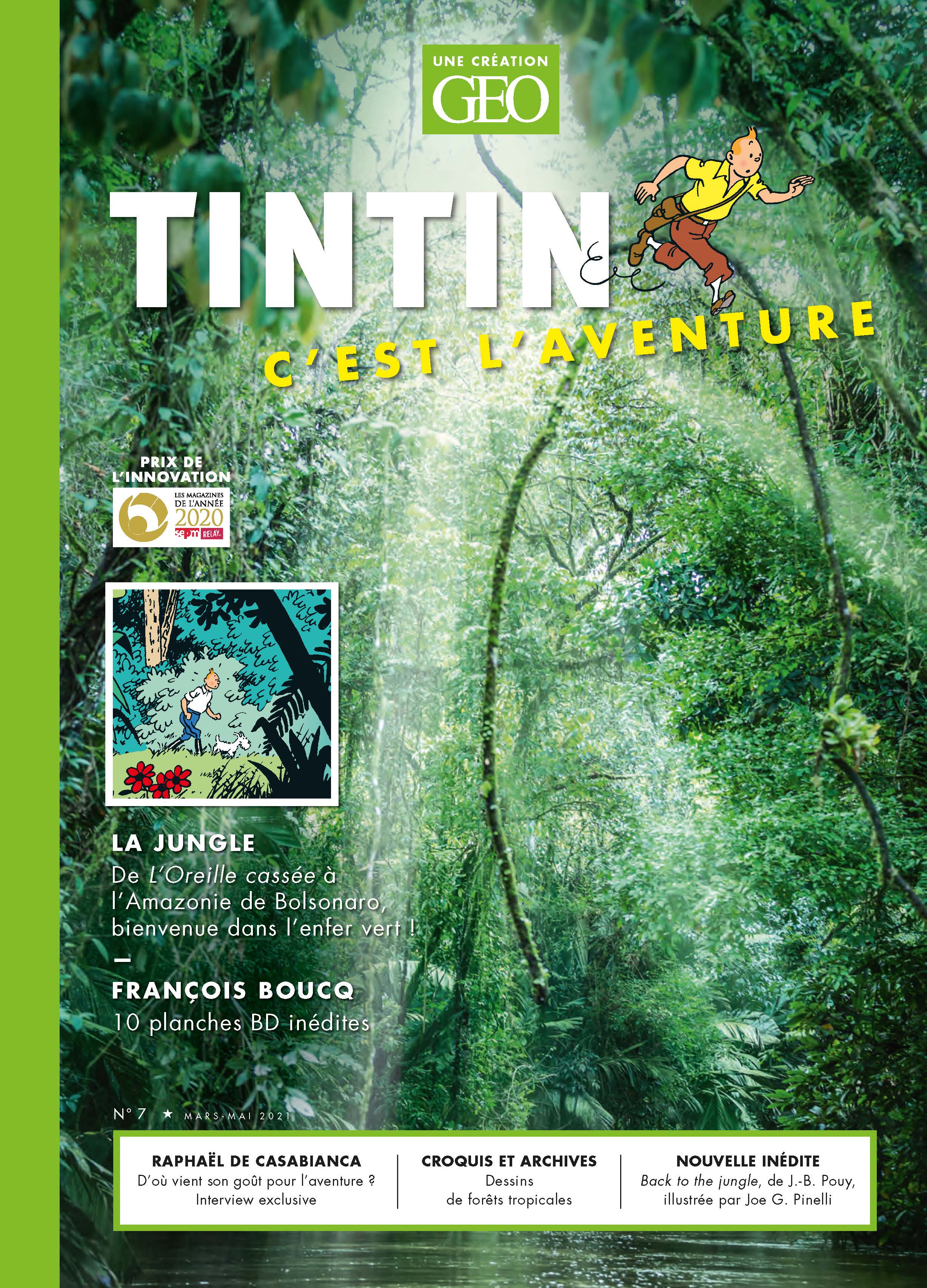 Tintin 7 - couv kiosque plat 1