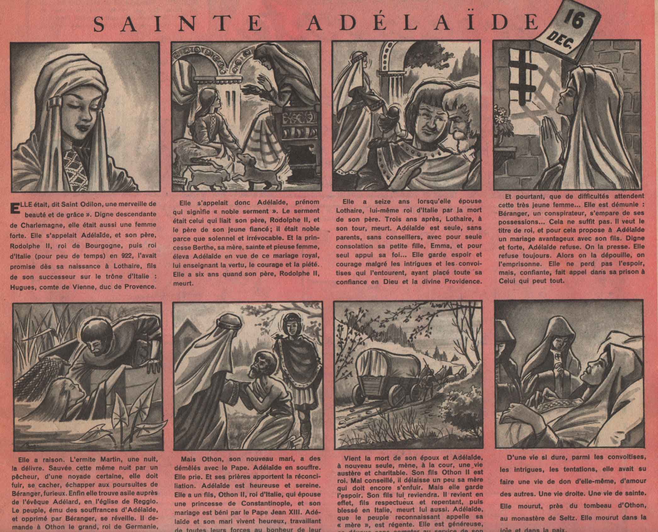 « Sainte Adélaide » Âmes vaillantes n° 50 (09/12/1956).