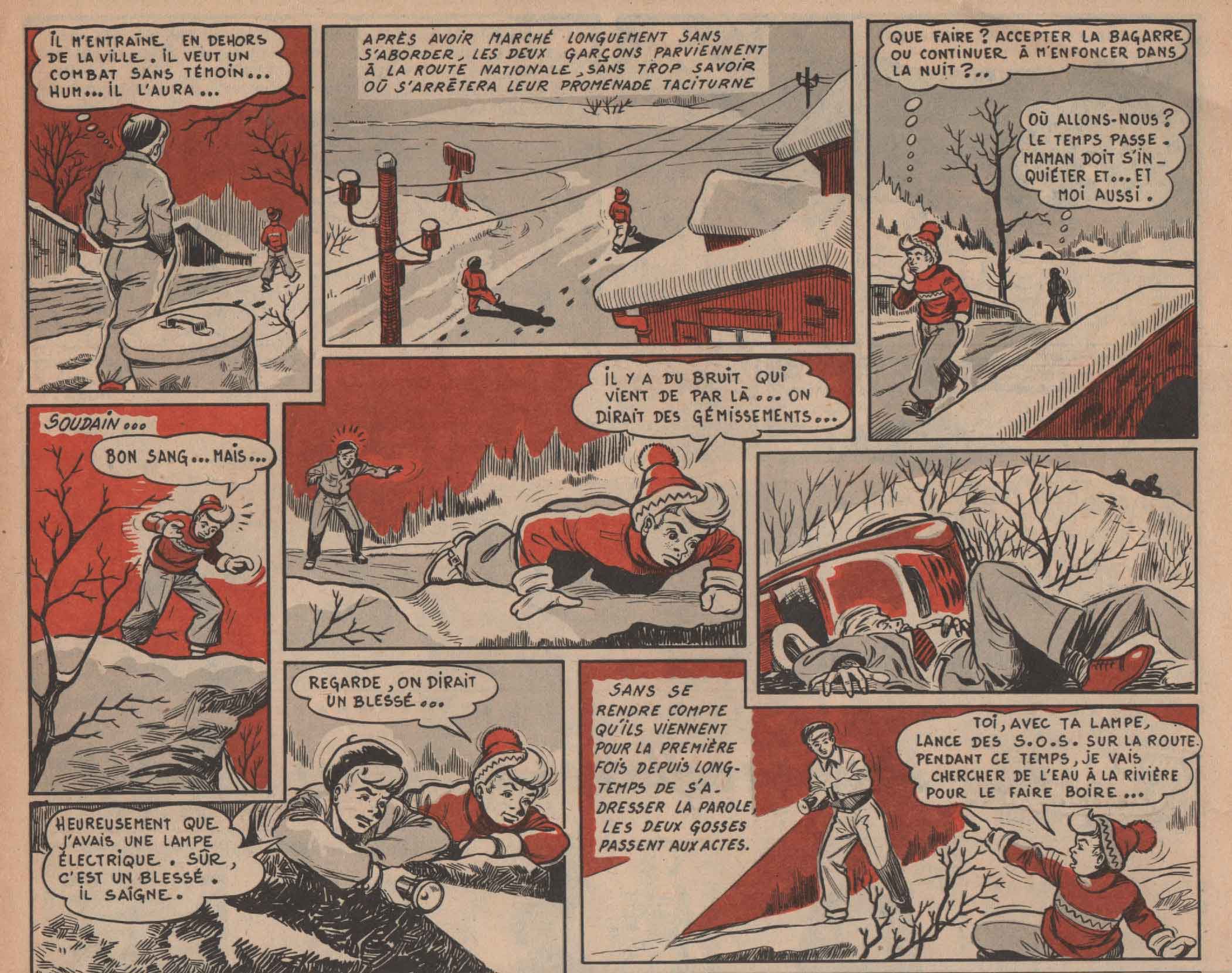 « La Trêve de Noël » Cœurs vaillants n° 52 (23/12/1956).