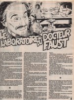 « Le Laboratoire du Docteur Faust » Balade n° 1 (mars 1981).