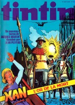 L'apparition de « Xan » dans la version belge de Tintin en août 1978.