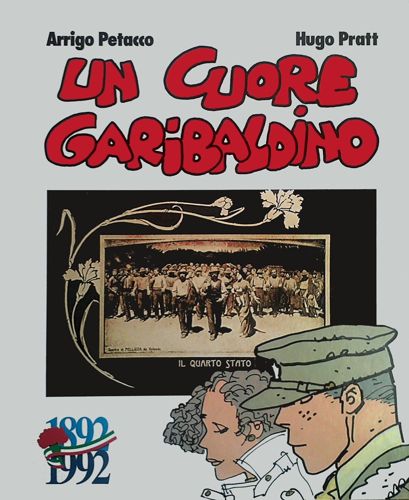 Couverture pour « Un cuore Garibaldino » (Agostini, 1992) et planche 9 de « Un pâle soleil printanier » (Casterman 1995-2022).