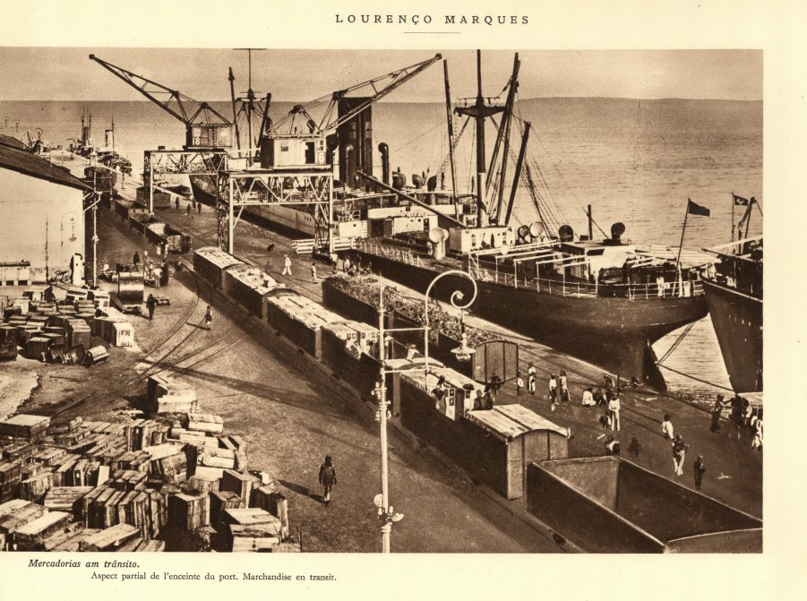 Le port de Lourenço Marques (Mozambique) à la fin des années 1920, la dernière escale de Calec avant les Kerguelen...