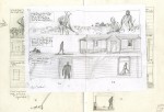 Storyboard pour les planches 36-37.